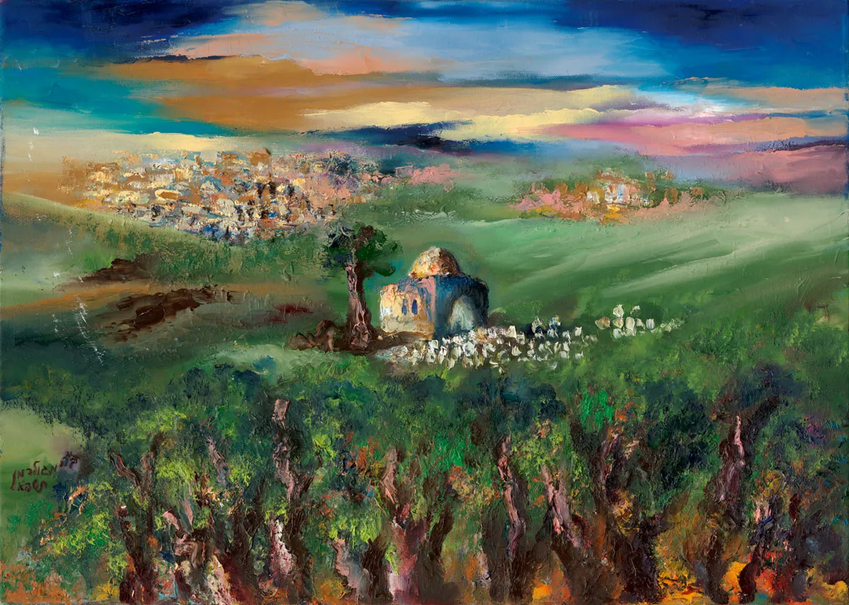 אור הקדושה על קבר רחל אמנו