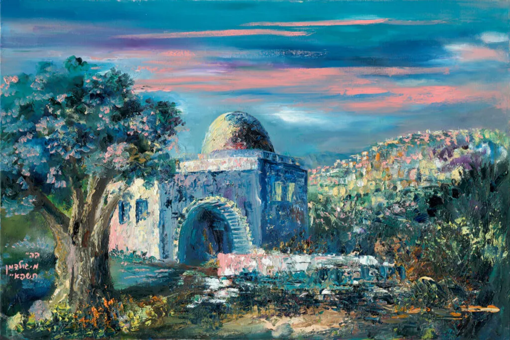 שלווה קדושה עם שקיעת הערב בקבר רחל