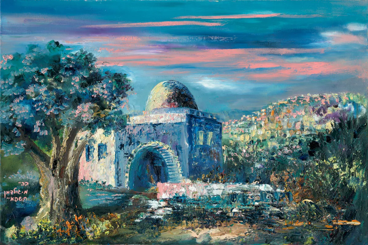 שלווה קדושה עם שקיעת הערב בקבר רחל