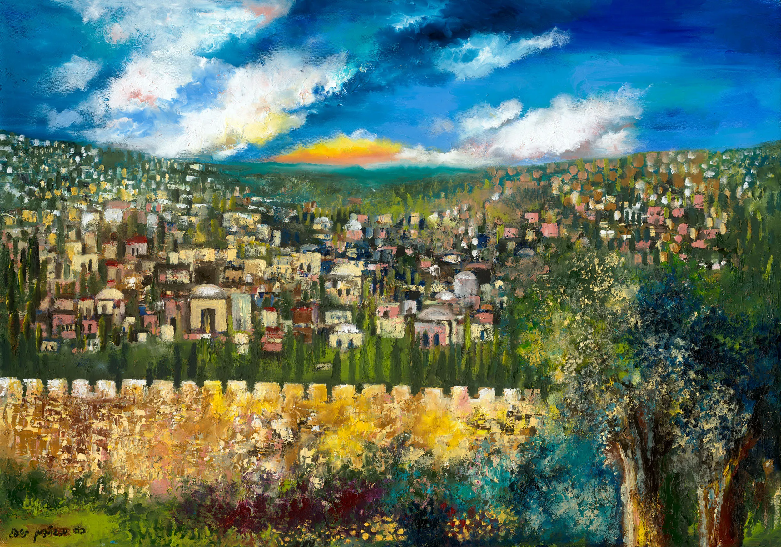 ירושלים – בין אבני החומה לכחול השמיים